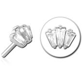 Ozdoba push-in s crystaly