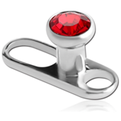 Šperk pro microdermal 1.6/2.0/4.0 červená - sterilní obal