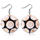 Náušnice s motivem dřeva