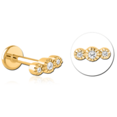 Labreta se třemi crystaly 1.2/6.0