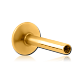 Pozlacená labreta s vnitřním závitem 1.2/5.0