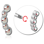 Ozdoba s pěti crystaly 1.2