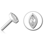 Ozdoba slza push-in s crystalem