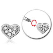 Srdíčko s crystaly 1.2