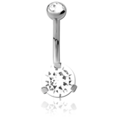 Pupíkovka s crystalem 1.6/10.0